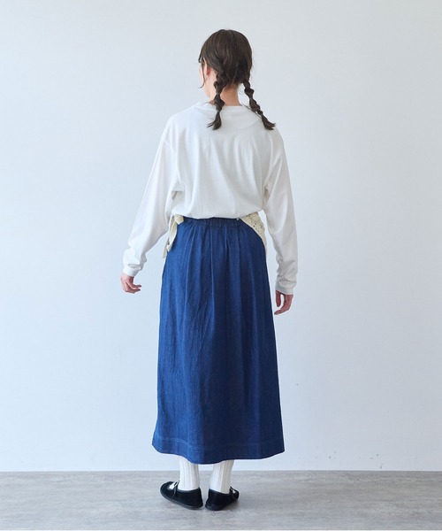 bulle de savon（ビュルデサボン）の「poire フロッキープリント　ロンＴ（Tシャツ/カットソー・レディース・イエロー/グレー/ホワイト・FREE）」の20枚目の写真
