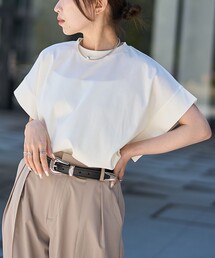 RONEL（ロネル）の「【RONEL】スムースハーフスリーブ（Tシャツ/カットソー）」