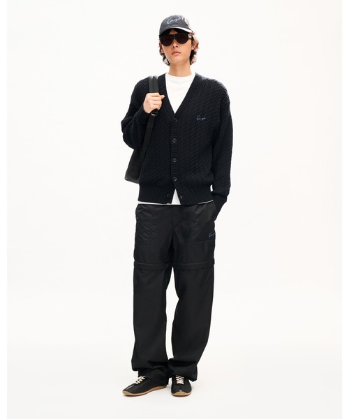 KENZO(ケンゾー)の「'KENZO Signature' エンブロイダリー ケーブル ニット カーディガン(カーディガン/ボレロ・メンズ・ブラック系その他5・X-LARGE/MEDIUM/X-SMALL)」の3枚目の写真