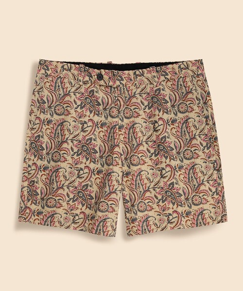 BROOKS BROTHERS(ブルックスブラザーズ)の「コットン ブロックプリントパターン ペイズリー 7inショーツ(その他パンツ・メンズ・マルチ・30inch/32inch/34inch/36inch)」の5枚目の写真