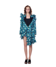 Signature Floral Ruffle Jacket