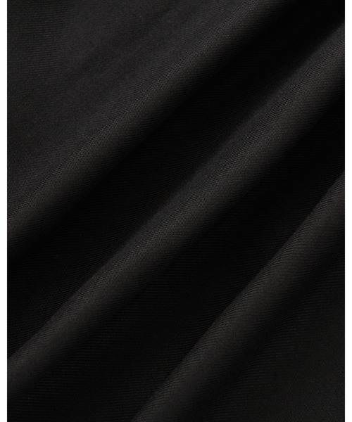 FRONT 11201(フロントワンワントゥーオーワン)の「Open Collar Shirt/ Rayon Gabardine(シャツ/ブラウス・メンズ・ホワイト/ブラック・S/M/L/XL)」の10枚目の写真