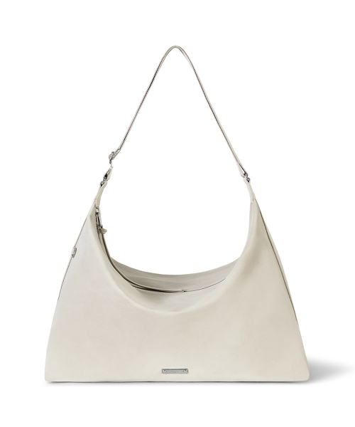 FENNEC（フェネック）の「ROOMY HOBO BAG - NUBUCK CREAM（メッセンジャーバッグ・レディース・その他・FREE）」の2枚目の写真