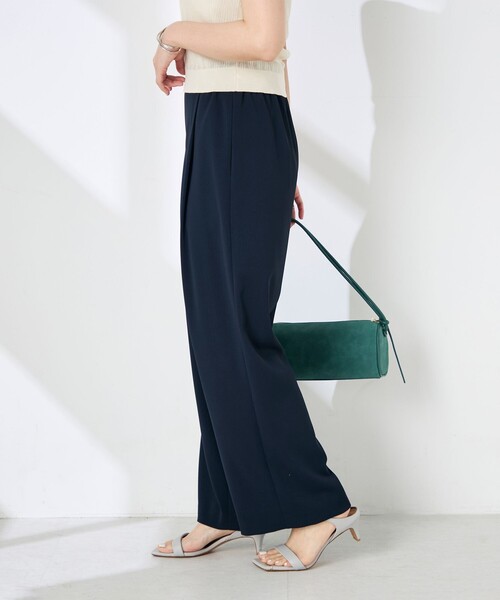 NOLLEY’S Sophi(ノーリーズソフィ)の「《セットアップ対応》NEW morisachiウォッシャブルツイルイージーワイドパンツ(その他パンツ・レディース・ホワイト/ネイビー/チャコールグレー・38/36/34)」の15枚目の写真