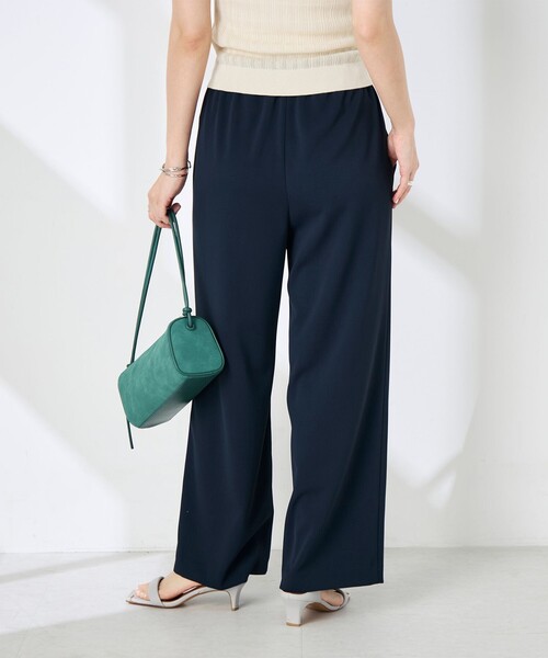 NOLLEY’S Sophi(ノーリーズソフィ)の「《セットアップ対応》NEW morisachiウォッシャブルツイルイージーワイドパンツ(その他パンツ・レディース・ホワイト/ネイビー/チャコールグレー・38/36/34)」の16枚目の写真