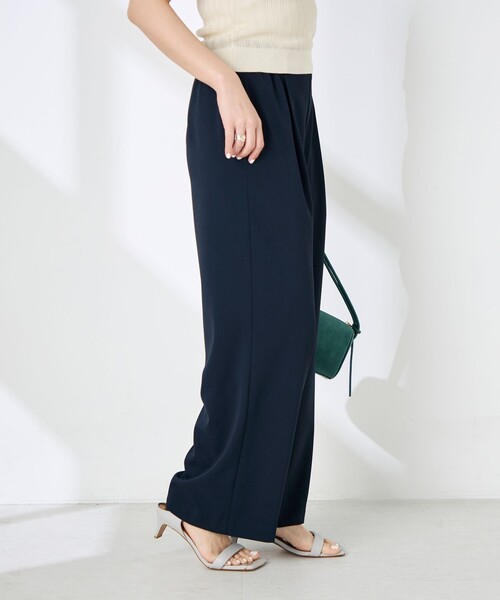 NOLLEY’S Sophi(ノーリーズソフィ)の「《セットアップ対応》NEW morisachiウォッシャブルツイルイージーワイドパンツ(その他パンツ・レディース・ホワイト/ネイビー/チャコールグレー・38/36/34)」の17枚目の写真