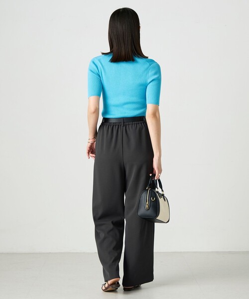 NOLLEY’S Sophi(ノーリーズソフィ)の「《セットアップ対応》NEW morisachiウォッシャブルツイルイージーワイドパンツ(その他パンツ・レディース・ホワイト/ネイビー/チャコールグレー・38/36/34)」の21枚目の写真