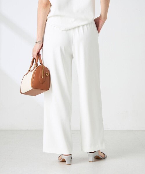 NOLLEY’S Sophi(ノーリーズソフィ)の「《セットアップ対応》NEW morisachiウォッシャブルツイルイージーワイドパンツ(その他パンツ・レディース・ホワイト/ネイビー/チャコールグレー・38/36/34)」の17枚目の写真