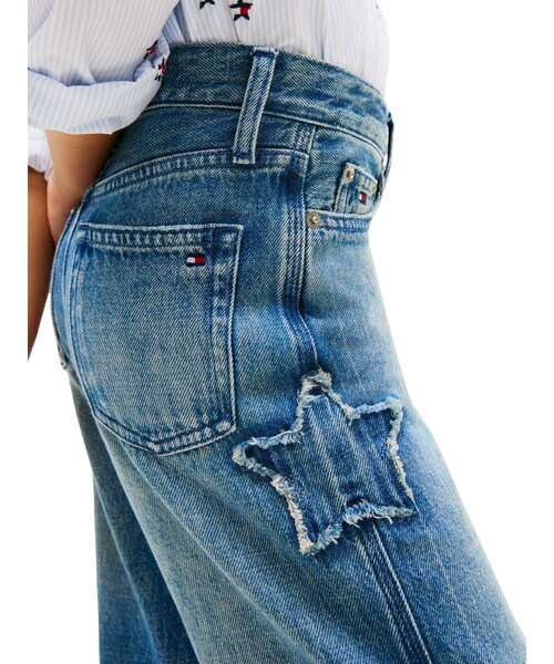 TOMMY HILFIGER(トミーヒルフィガー)の「MABEL STAR(デニムパンツ・キッズ・インディゴブルー・140cm/150cm/130cm/160cm)」の2枚目の写真