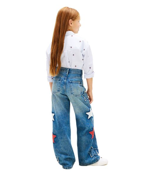 TOMMY HILFIGER(トミーヒルフィガー)の「MABEL STAR(デニムパンツ・キッズ・インディゴブルー・140cm/150cm/130cm/160cm)」の3枚目の写真