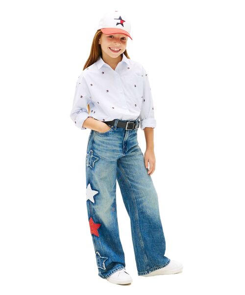 TOMMY HILFIGER(トミーヒルフィガー)の「MABEL STAR(デニムパンツ・キッズ・インディゴブルー・140cm/150cm/130cm/160cm)」の5枚目の写真