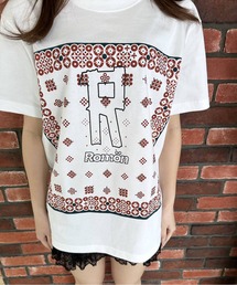 GREEN BOWL（グリーンボウル）の「ロマン【Romon】Standard T-shirts(bandana)（Tシャツ/カットソー）」
