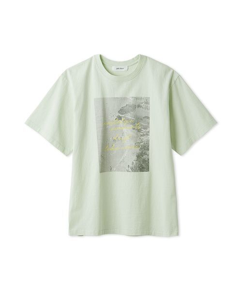 Mila Owen(ミラオーウェン)の「フォトプリントTシャツ(Tシャツ/カットソー・レディース・ピンク/ホワイト/ミント/チャコールグレー・F)」の3枚目の写真