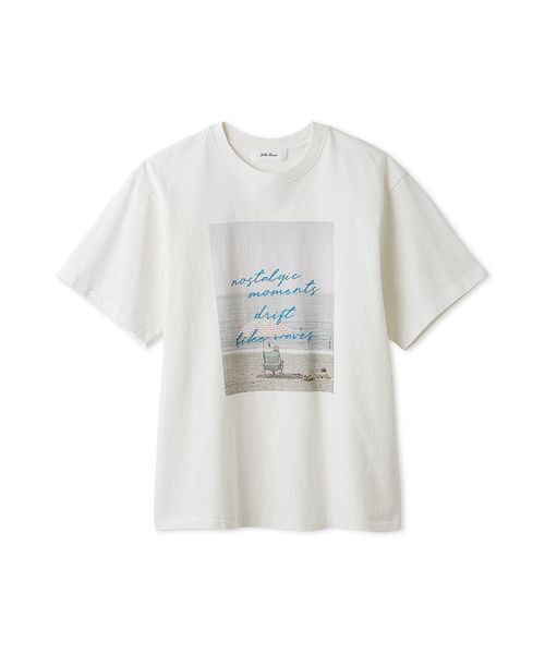 Mila Owen(ミラオーウェン)の「フォトプリントTシャツ(Tシャツ/カットソー・レディース・ピンク/ホワイト/ミント/チャコールグレー・F)」の21枚目の写真