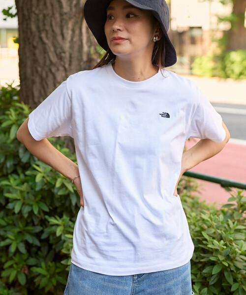 THE NORTH FACE(ザノースフェイス)の「THE NORTH FACE/ザ・ノース・フェイス S/S Flash Dry Nuptse Cotton Tee/ショートスリーブ フラッシュドライ ヌプシ コットン Tシャツ(Tシャツ/カットソー・レディース・ピンク/ホワイト/ブラック/ネイビー・LARGE/MEDIUM)」の7枚目の写真