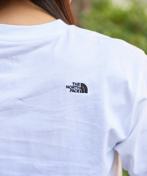 THE NORTH FACE(ザノースフェイス)の「THE NORTH FACE/ザ・ノース・フェイス S/S Flash Dry Nuptse Cotton Tee/ショートスリーブ フラッシュドライ ヌプシ コットン Tシャツ(Tシャツ/カットソー・レディース・ピンク/ホワイト/ブラック/ネイビー・LARGE/MEDIUM)」の10枚目の写真
