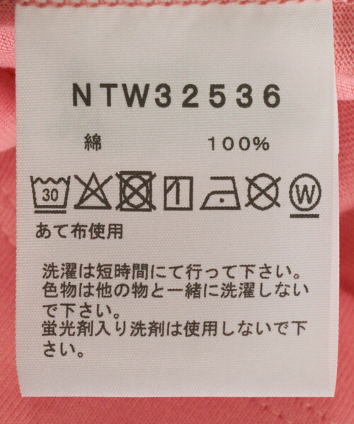 THE NORTH FACE(ザノースフェイス)の「THE NORTH FACE/ザ・ノース・フェイス S/S Flash Dry Nuptse Cotton Tee/ショートスリーブ フラッシュドライ ヌプシ コットン Tシャツ(Tシャツ/カットソー・レディース・ピンク/ホワイト/ブラック/ネイビー・LARGE/MEDIUM)」の16枚目の写真