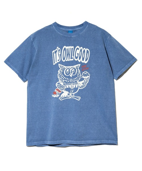 Good On（グッドオン）の「Good On/グッドオン　OWL SS TEE（Tシャツ/カットソー・メンズ・ブルー系その他/ライトグレー・LARGE/X-LARGE/MEDIUM）」の10枚目の写真