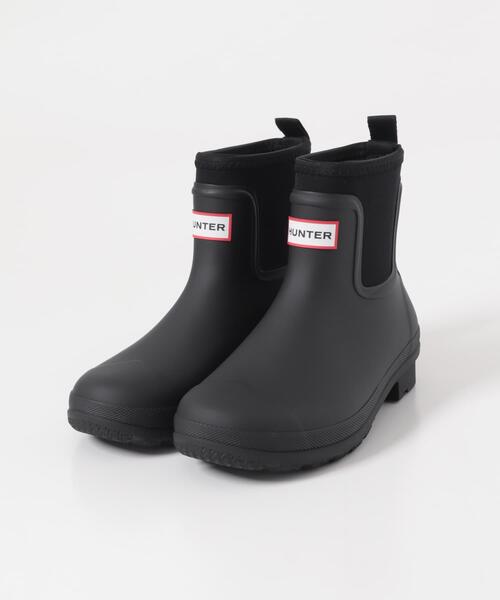 URBAN RESEARCH DOORS(アーバンリサーチドアーズ)の「HUNTER NEOPRENE CHELSEA BOOT(レインシューズ・レディース・ブラック・38/37)」の2枚目の写真