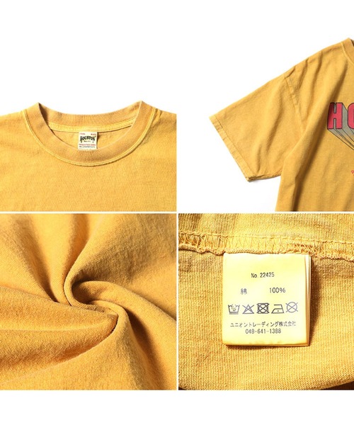 HOUSTON（ヒューストン）の「HOUSTON USED加工プリントTシャツ(HOWDY)（Tシャツ/カットソー・メンズ・ブラウン/ホワイト/マスタード/ネイビー・MEDIUM/XX-LARGE/X-LARGE/LARGE）」の12枚目の写真