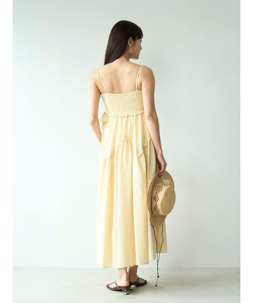 LAGUNAMOON（ラグナムーン）の「カシュクールボリュームキャミワンピース 【夏服】（ワンピース・レディース・イエロー/レッド/ブラック・MEDIUM/SMALL）」の18枚目の写真