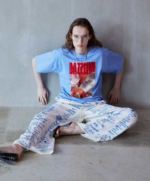 MAISON SPECIAL（メゾンスペシャル）の「3D Dazzling Print T-Shirt/3D DAZZILINGプリントTEE（Tシャツ/カットソー・レディース・ブルー/ホワイト/チャコールグレー/グレー・FREE）」の18枚目の写真