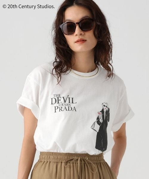 Elura（エルーラ）の「≪プラダを着た悪魔≫ムービーTシャツ/676307（Tシャツ/カットソー・レディース・ホワイト系その他/ホワイト・FREE）」の2枚目の写真