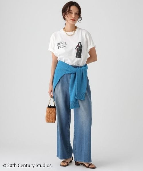 Elura（エルーラ）の「≪プラダを着た悪魔≫ムービーTシャツ/676307（Tシャツ/カットソー・レディース・ホワイト系その他/ホワイト・FREE）」の3枚目の写真