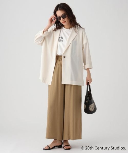 Elura（エルーラ）の「≪プラダを着た悪魔≫ムービーTシャツ/676307（Tシャツ/カットソー・レディース・ホワイト系その他/ホワイト・FREE）」の5枚目の写真