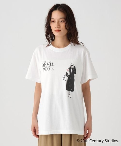 Elura（エルーラ）の「≪プラダを着た悪魔≫ムービーTシャツ/676307（Tシャツ/カットソー・レディース・ホワイト系その他/ホワイト・FREE）」の9枚目の写真