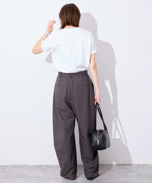 Champion(チャンピオン)の「《追加》Champion/チャンピオン SLOBE別注 ロゴTシャツ(Tシャツ/カットソー・レディース・ピンク/ホワイト/ネイビー・FREE)」の13枚目の写真