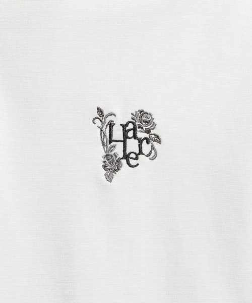 HARE(ハレ)の「【接触冷感】モノグラムシシュウポロカット(ポロシャツ・メンズ・ブラック/ホワイト/グリーン・FREE)」の7枚目の写真