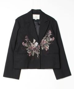 PIXEL FLOWER PRINT SHORT JACKET（テーラードジャケット）｜Ameri