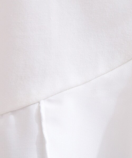 OPAQUE.CLIP（オペークドットクリップ）の「ペプラムドッキングカットソー【洗濯機OK】（Tシャツ/カットソー・レディース・ブラック/ホワイト/ダークブラウン/ライトブルー・38/40/42）」の8枚目の写真