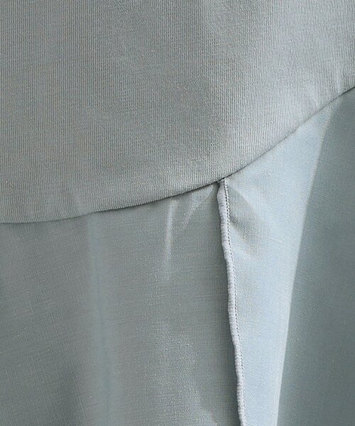 OPAQUE.CLIP（オペークドットクリップ）の「ペプラムドッキングカットソー【洗濯機OK】（Tシャツ/カットソー・レディース・ブラック/ホワイト/ダークブラウン/ライトブルー・38/40/42）」の20枚目の写真