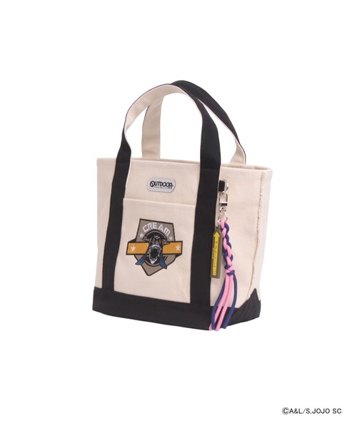 ジョジョの奇妙な冒険(ジョジョノキミョウナボウケン)の「【ジョジョの奇妙な冒険×OUTDOOR PRODUCTS】スタンドモチーフトートバッグ(トートバッグ・レディース・ライトグレー/ブルー/ベージュ/ブラック・FREE)」の15枚目の写真