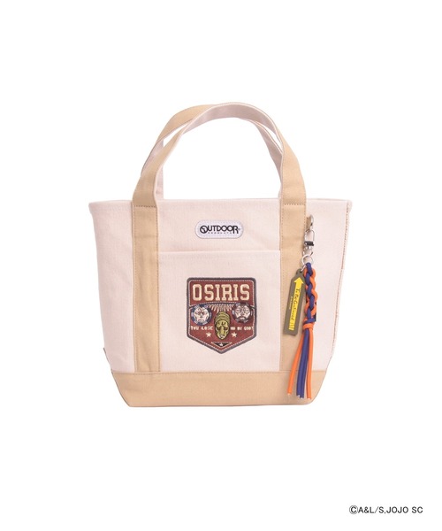 ジョジョの奇妙な冒険(ジョジョノキミョウナボウケン)の「【ジョジョの奇妙な冒険×OUTDOOR PRODUCTS】スタンドモチーフトートバッグ(トートバッグ・レディース・ライトグレー/ブルー/ベージュ/ブラック・FREE)」の12枚目の写真