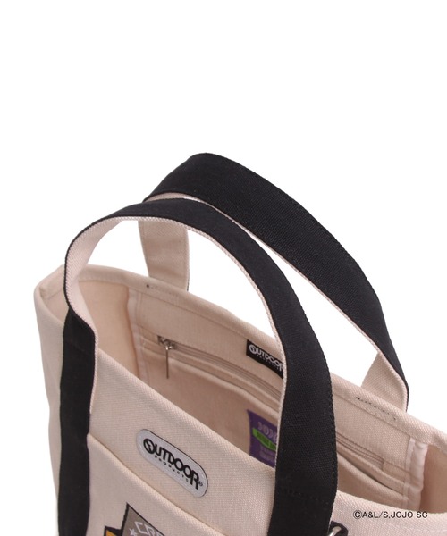 ジョジョの奇妙な冒険(ジョジョノキミョウナボウケン)の「【ジョジョの奇妙な冒険×OUTDOOR PRODUCTS】スタンドモチーフトートバッグ(トートバッグ・レディース・ライトグレー/ブルー/ベージュ/ブラック・FREE)」の18枚目の写真
