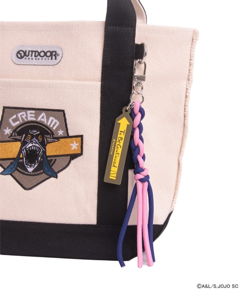 ジョジョの奇妙な冒険(ジョジョノキミョウナボウケン)の「【ジョジョの奇妙な冒険×OUTDOOR PRODUCTS】スタンドモチーフトートバッグ(トートバッグ・レディース・ライトグレー/ブルー/ベージュ/ブラック・FREE)」の19枚目の写真