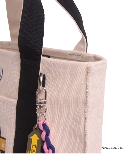 ジョジョの奇妙な冒険(ジョジョノキミョウナボウケン)の「【ジョジョの奇妙な冒険×OUTDOOR PRODUCTS】スタンドモチーフトートバッグ(トートバッグ・レディース・ライトグレー/ブルー/ベージュ/ブラック・FREE)」の20枚目の写真
