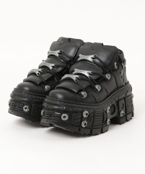 NEW ROCK(ニューロック)の「NEW ROCK/ニューロック/M-WALL106-S25(ブーツ・レディース・ブラック・36/38/37/39/40)」の11枚目の写真