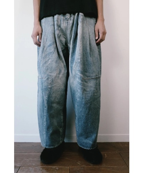SHINYAKOZUKA（シンヤコヅカ）の「ordinary city baggy/デニムパンツ/バギーパンツ/SHINYAKOZUKA（デニムパンツ・メンズ・インディゴブルー・MEDIUM/SMALL）」の4枚目の写真