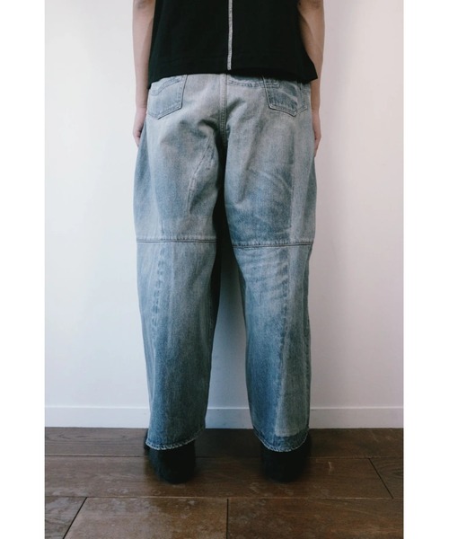 SHINYAKOZUKA（シンヤコヅカ）の「ordinary city baggy/デニムパンツ/バギーパンツ/SHINYAKOZUKA（デニムパンツ・メンズ・インディゴブルー・MEDIUM/SMALL）」の6枚目の写真