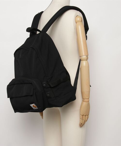 Carhartt WIP（カーハートダブリューアイピー）の「Carhartt WIP / カーハート ワークインプログレス：Detachable Backpack：A242065[WAX]（バックパック/リュック・メンズ・ブラック・FREE）」の7枚目の写真