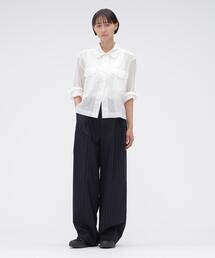 MARGARET HOWELL | WIDE STRIPE WOOL(その他パンツ)
