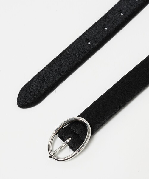 Anderson's（アンダーソンズ）の「【別注】＜Anderson’s＞ オーバルバックル ベルト 25MM（ベルト・メンズ・ブラック・80ｃｍ/95cm/90cm/85cm）」の4枚目の写真