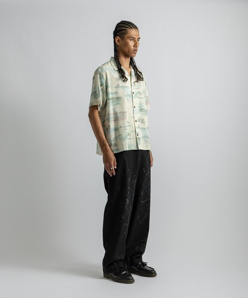 Saturdays NYC(サタデーズ ニューヨークシティ )の「Canty Aloha SS Shirt(シャツ/ブラウス・メンズ・ダークブラウン/キナリ・M/L/S)」の8枚目の写真