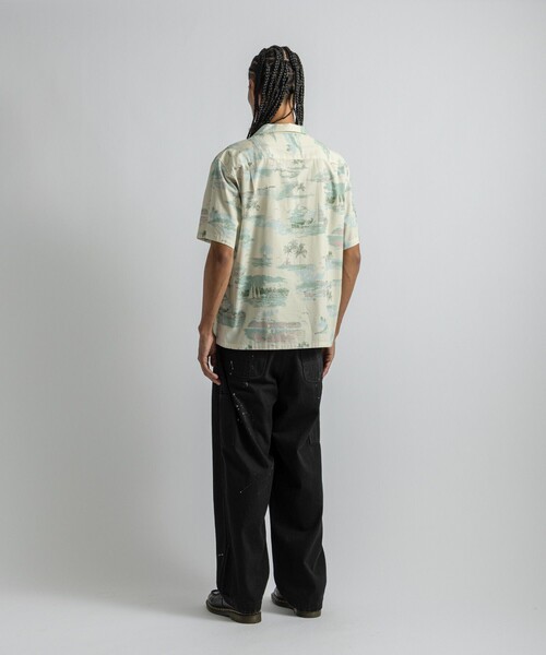 Saturdays NYC(サタデーズ ニューヨークシティ )の「Canty Aloha SS Shirt(シャツ/ブラウス・メンズ・ダークブラウン/キナリ・M/L/S)」の9枚目の写真