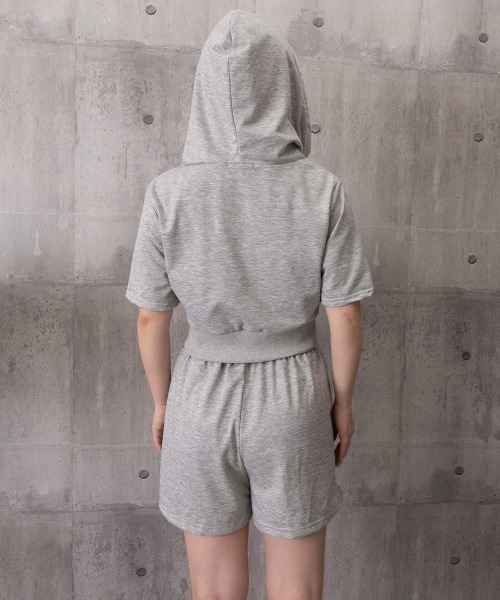 Miniministore(ミニミニストア)の「スウェットセットアップレディース半袖夏服(セットアップ・レディース・ブラック/グレー/ライトグレー・L/M)」の22枚目の写真