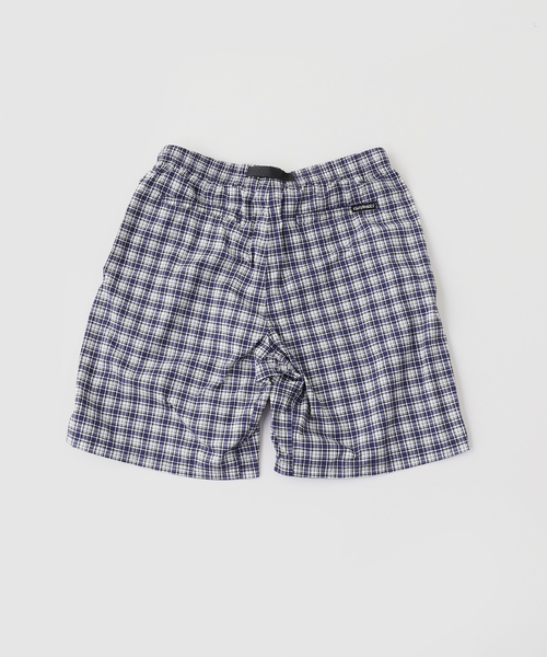 417 EDIFICE（フォーワンセブンエディフィス）の「Gramicci / グラミチ  CHECKERED SHELL SHORT（その他パンツ・メンズ・ネイビー/ラスタ・MEDIUM/LARGE/X-LARGE）」の3枚目の写真